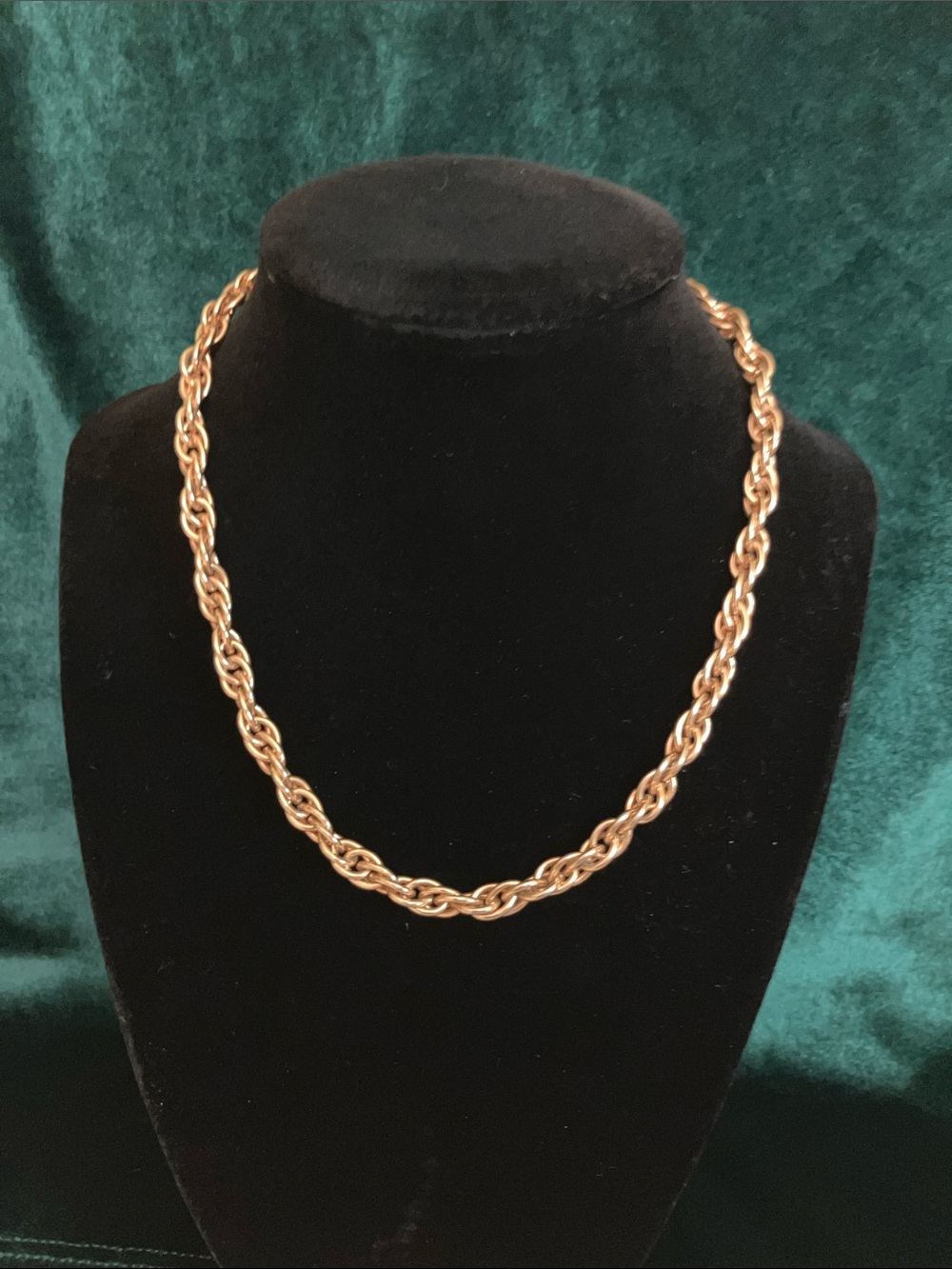 Erwin Pearl 16" choker chain goldtone
